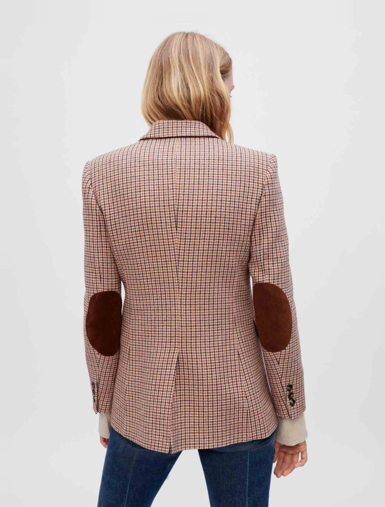 Veste de tailleur en pied de poule