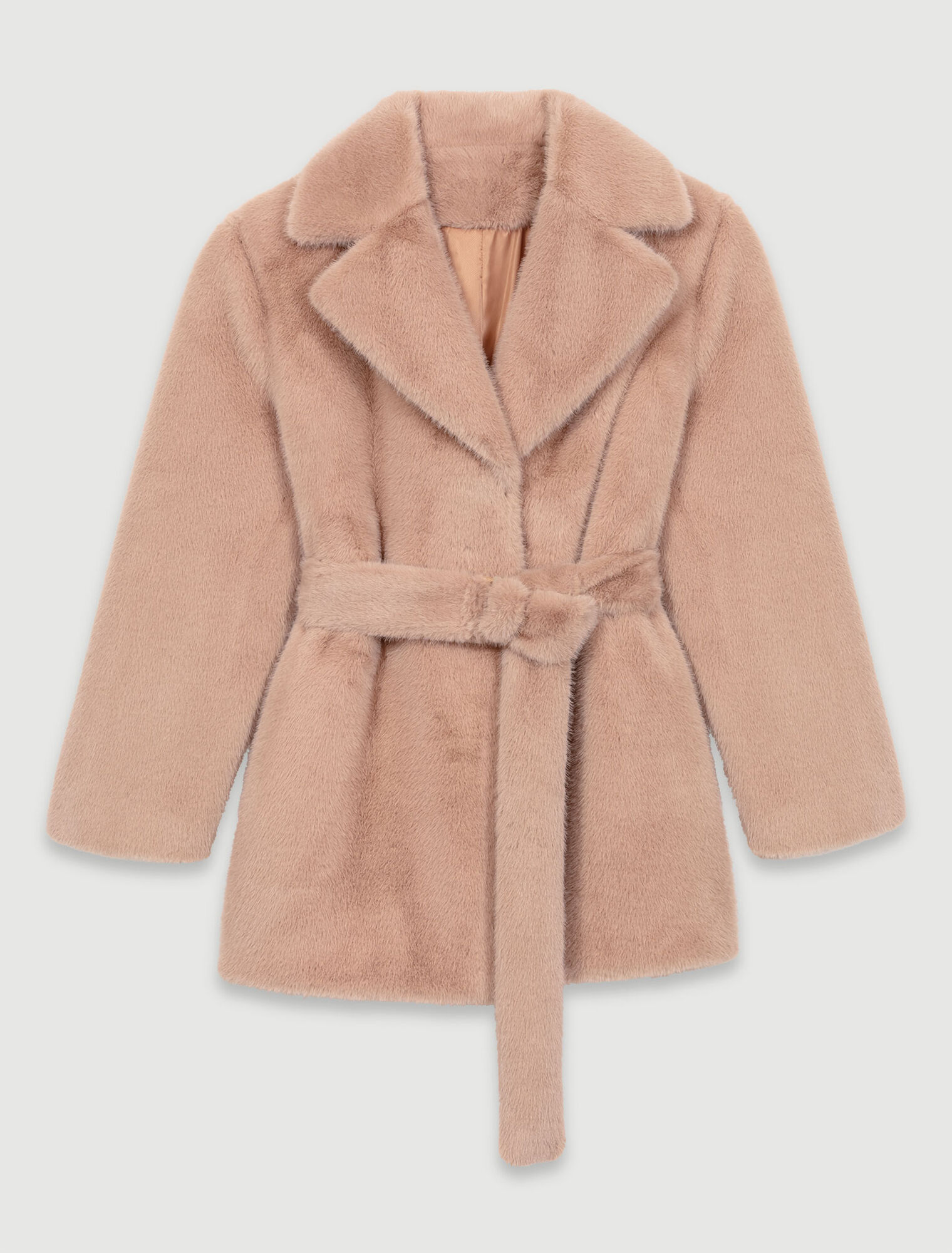 Faux fur coat