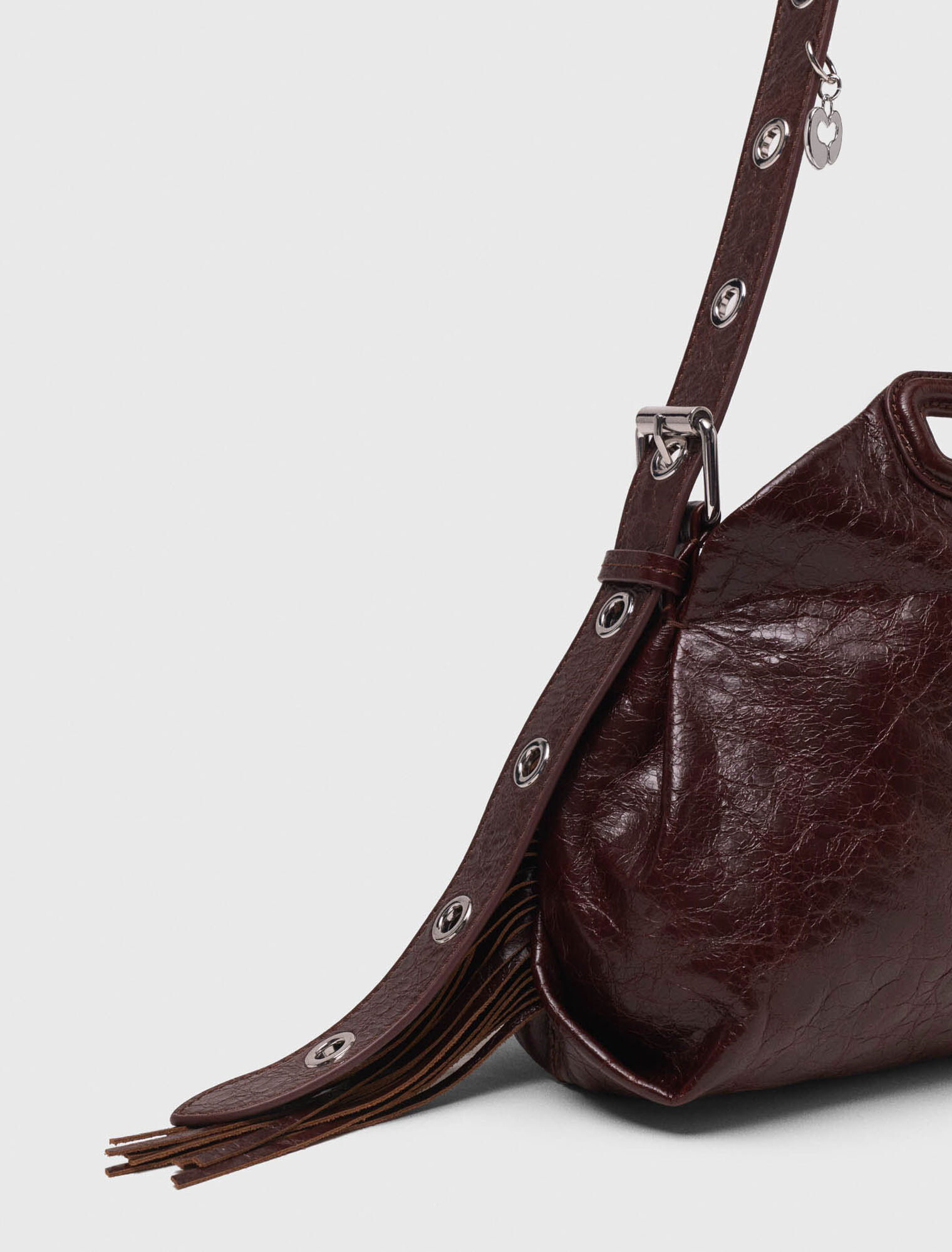 Sac Miss M en cuir craquel&eacute;