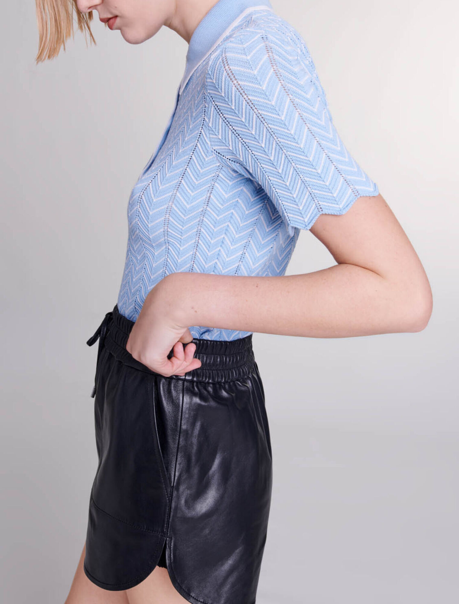 Short en cuir