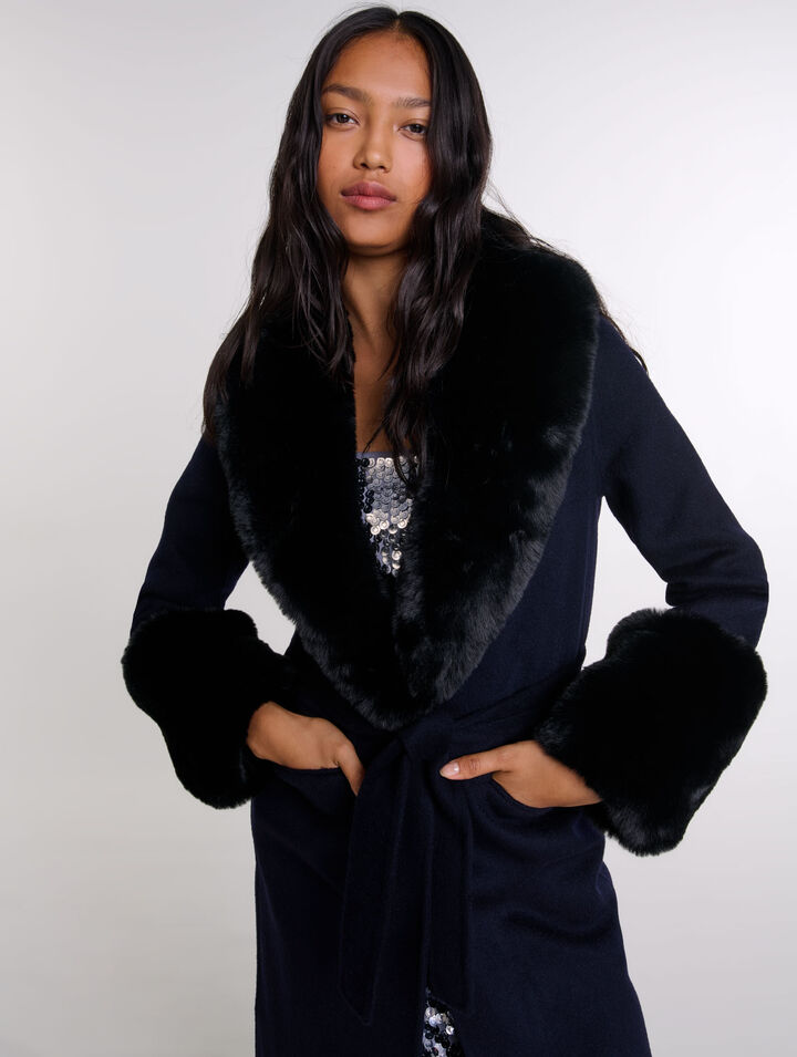 Manteau en double face