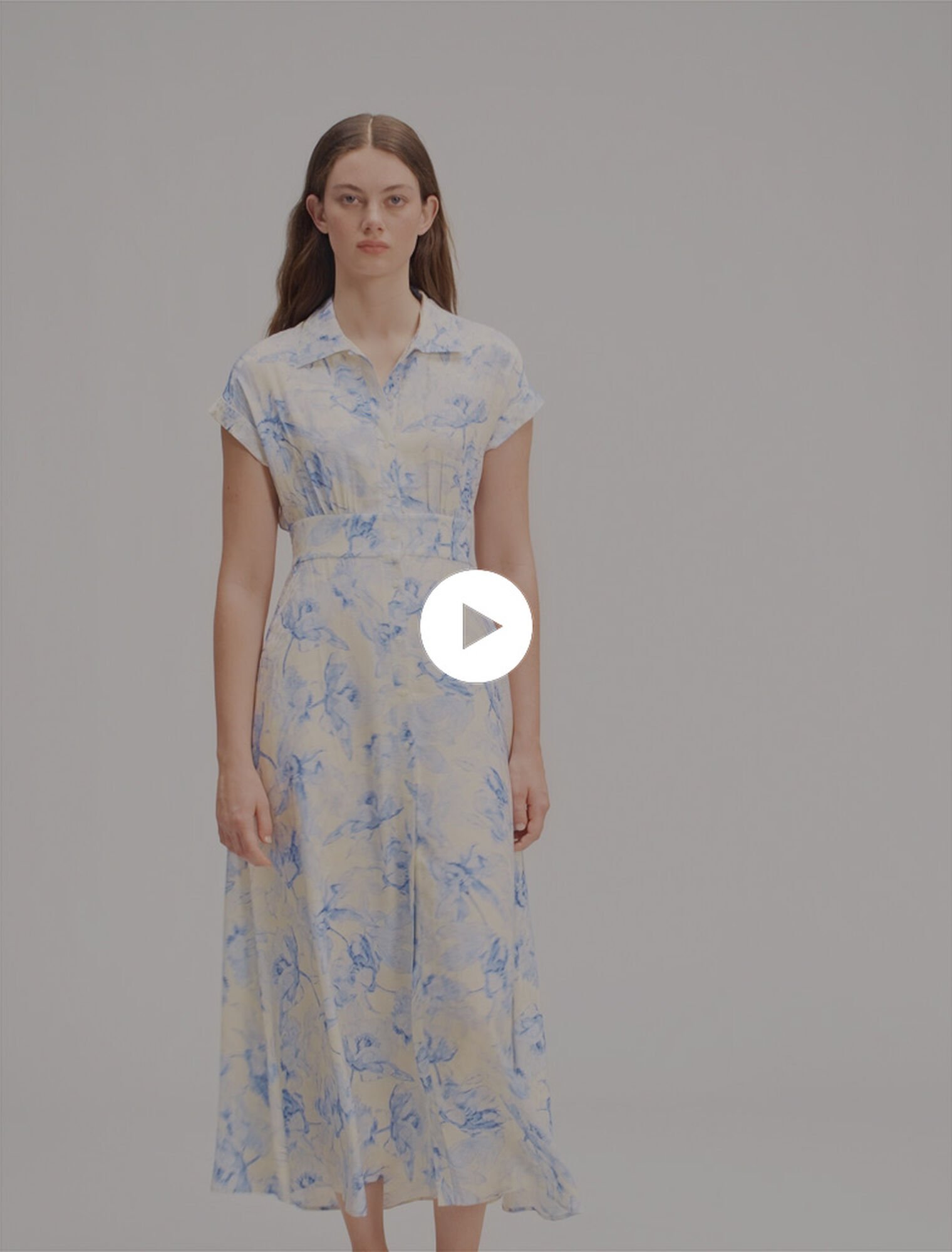 Robe longue imprimée