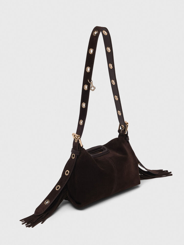 Suede leather Miss M Mini bag