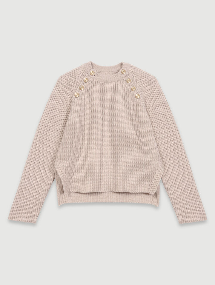 Ribbed wool jumper