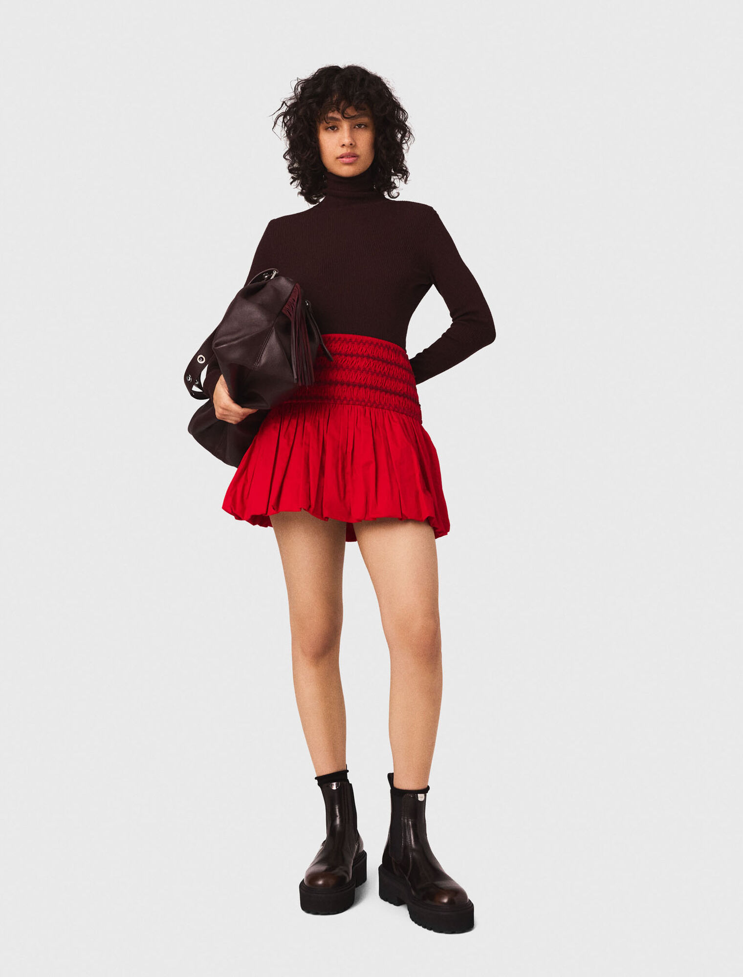 Wool and silk jumper