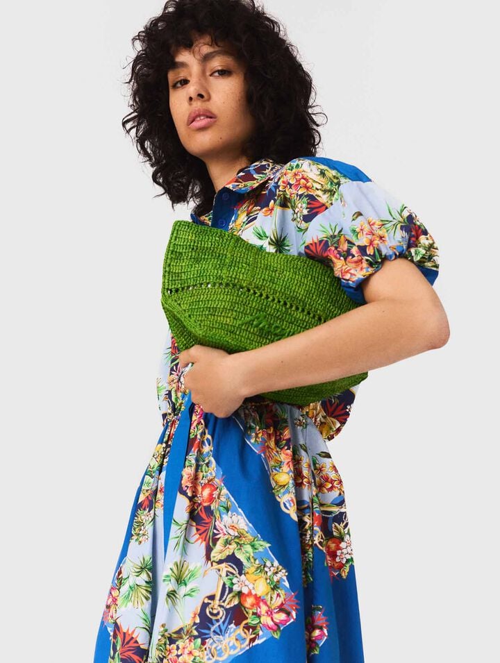 Robe longue imprimée