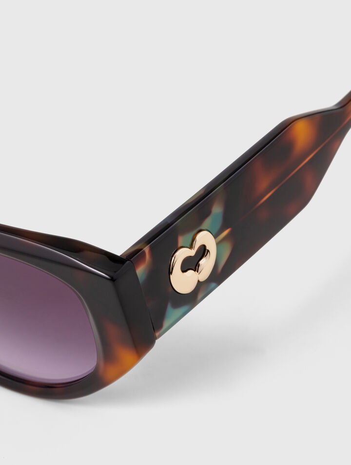 Lunettes r&eacute;tro en ac&eacute;tate