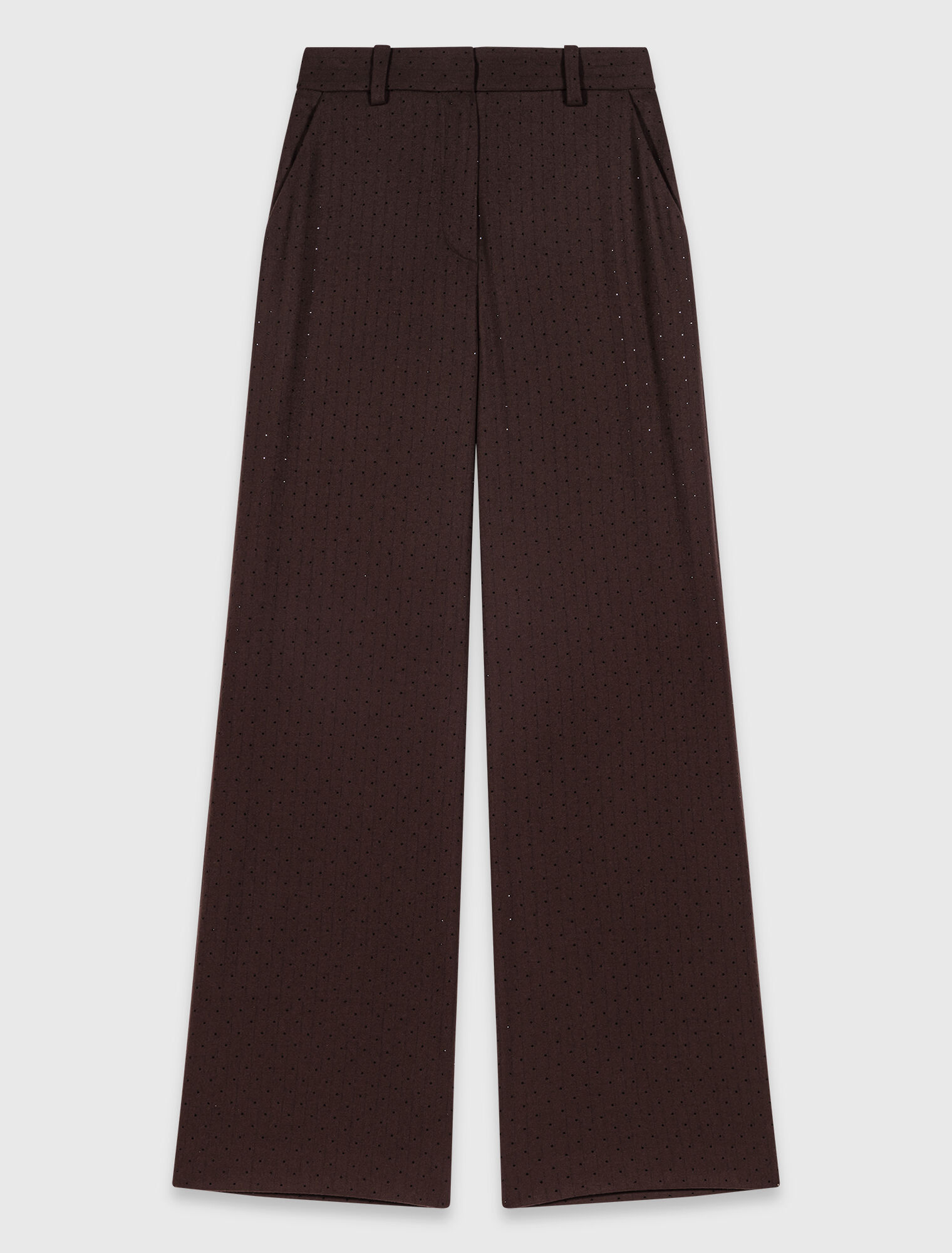 Pantalon de tailleur strass&eacute;