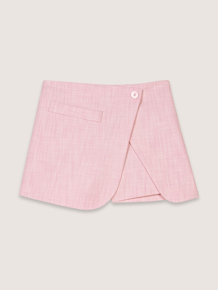 Short tailleur trompe l'œil