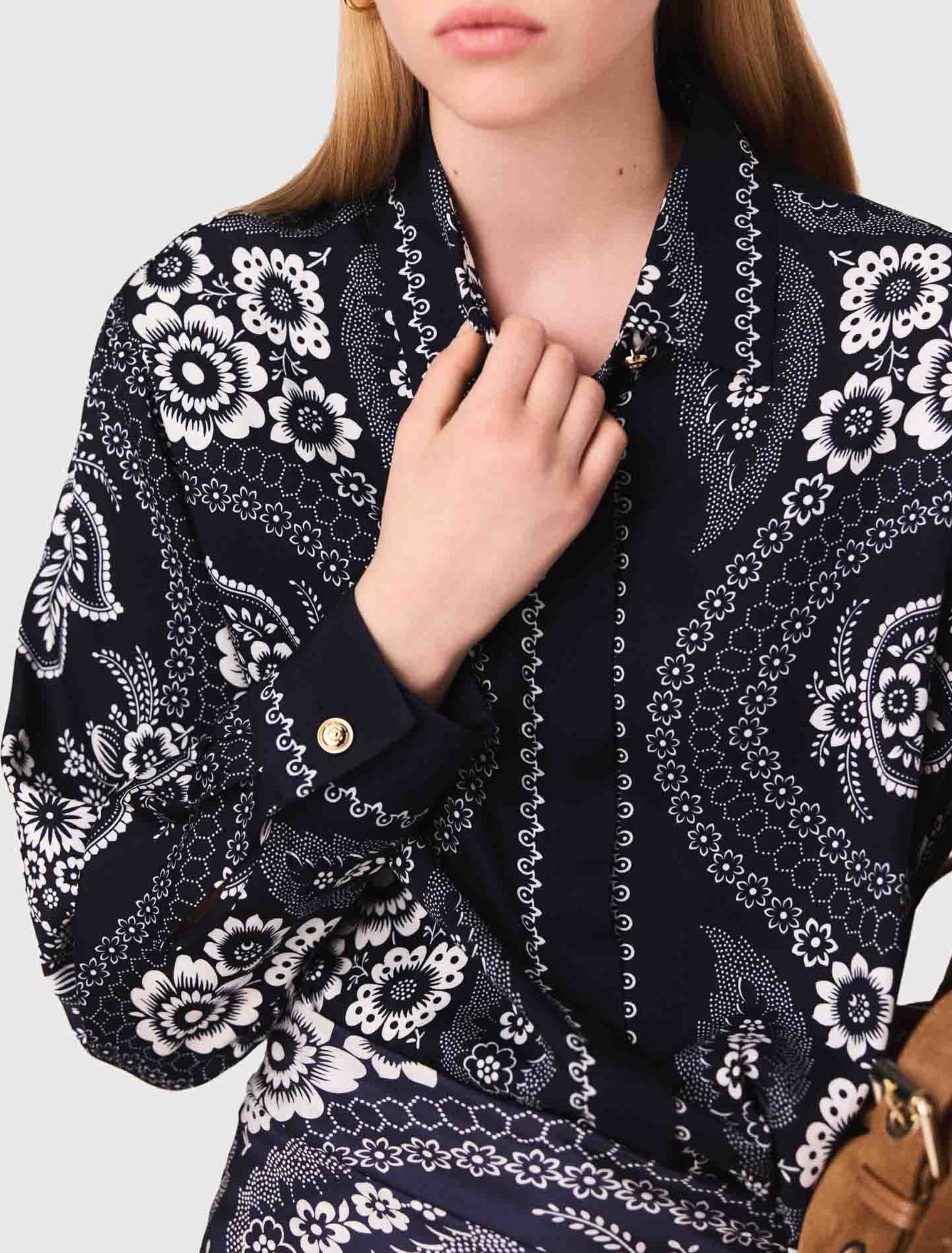 Chemise fluide imprimée