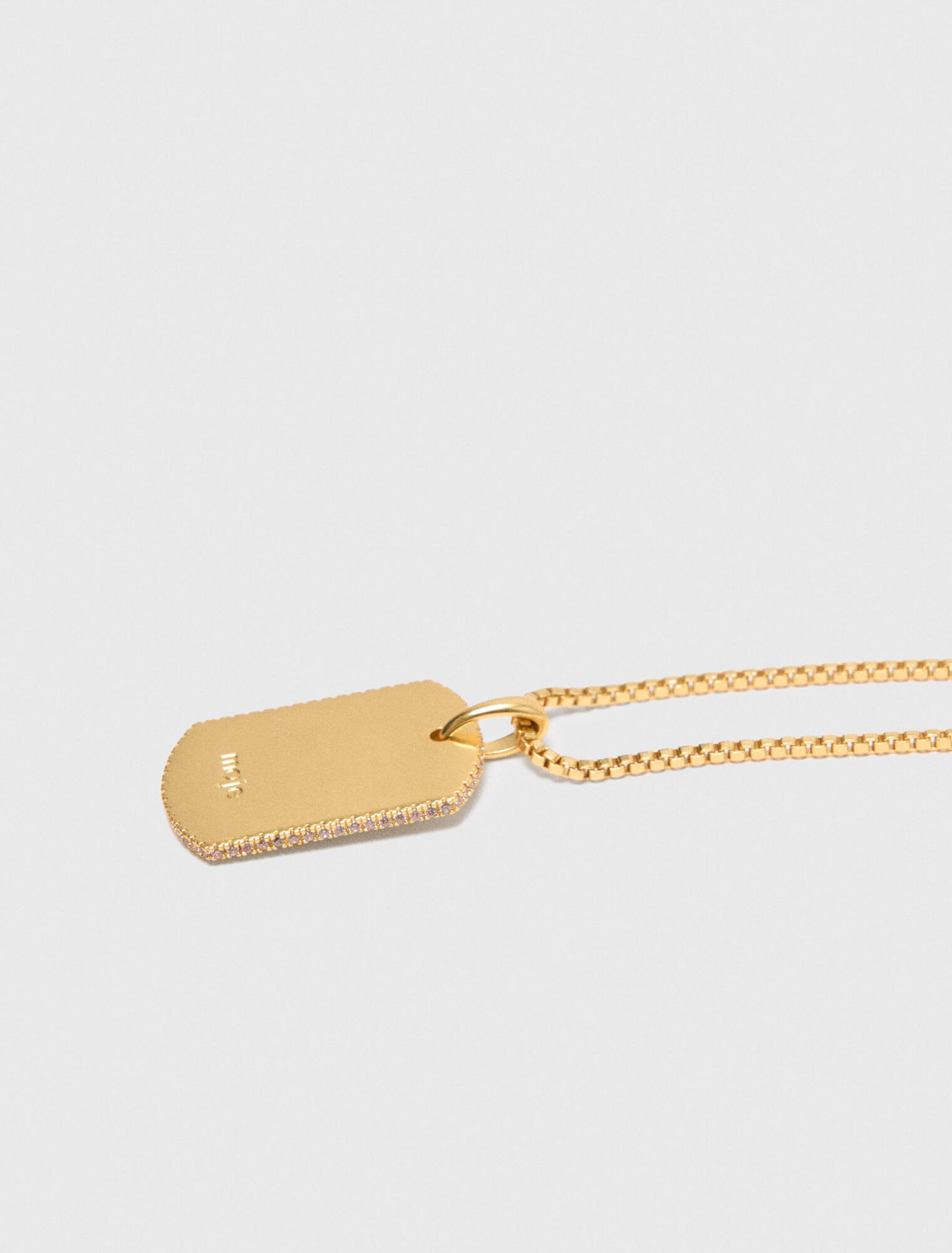 Collier plaque signe du zodiaque
