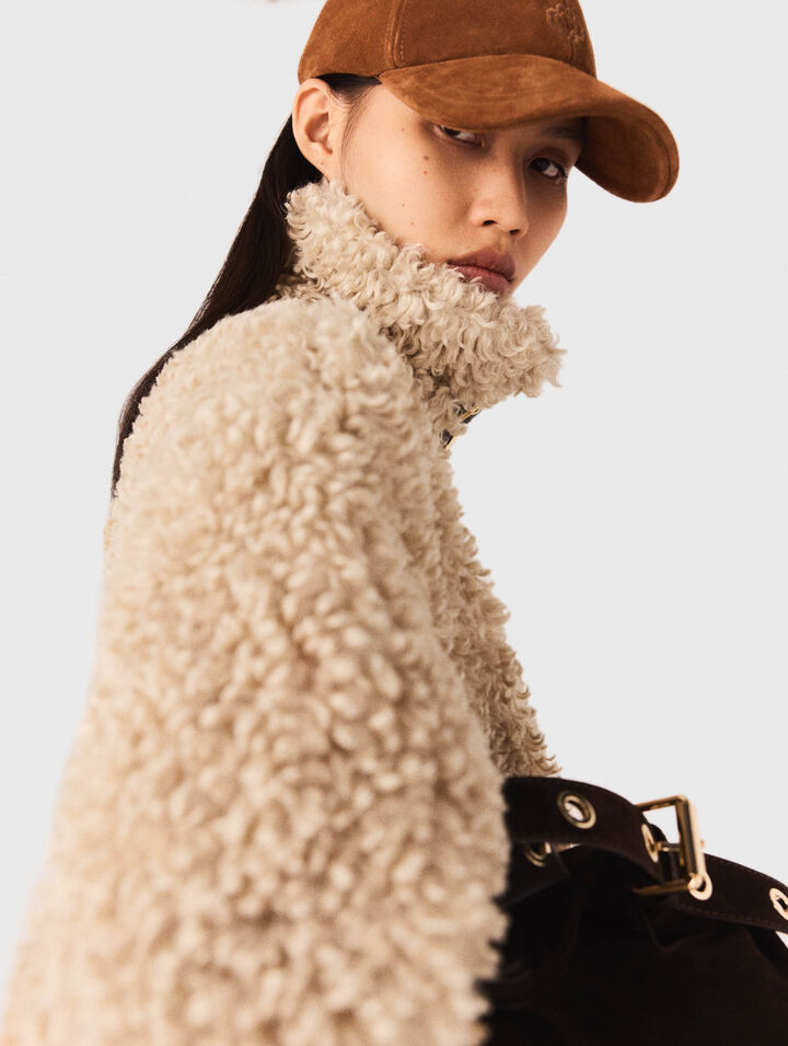Suede cap