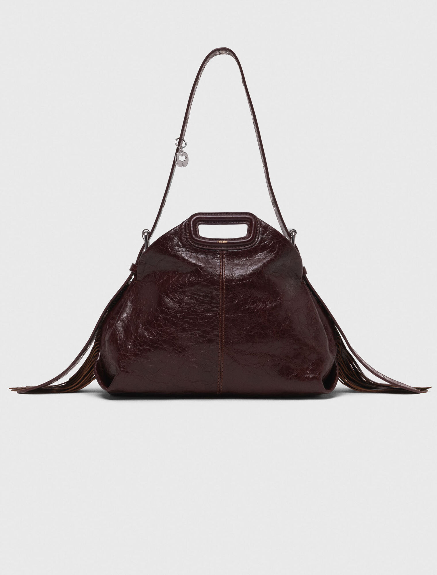Sac Miss M en cuir craquel&eacute;