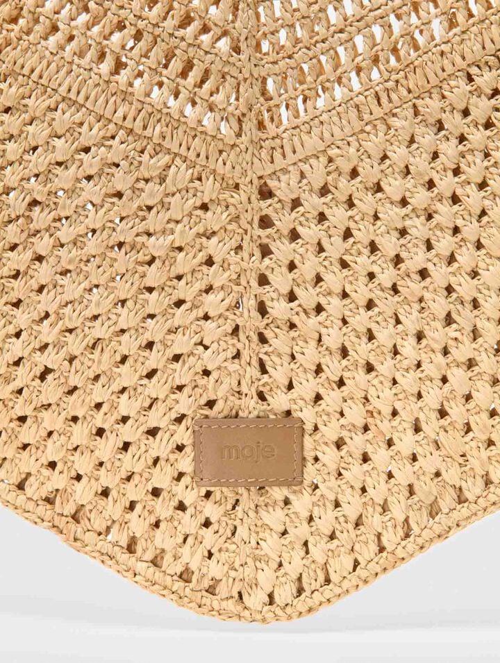 Tote bag en raphia