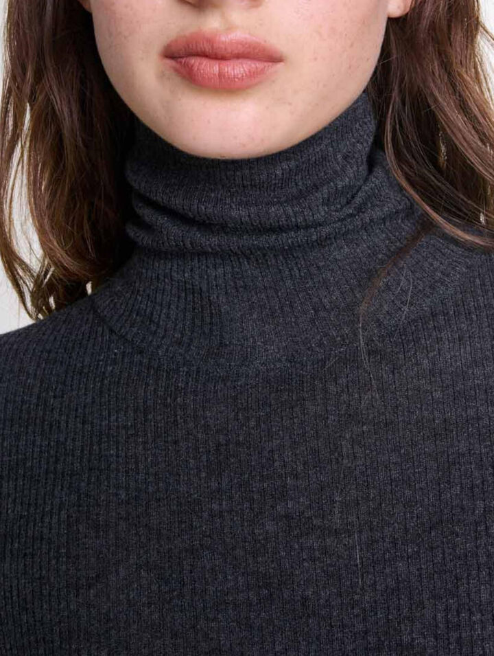 Wool and silk jumper