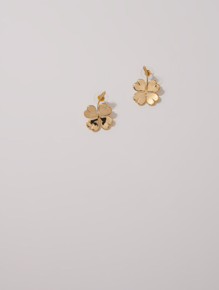 Boucles d'oreilles trèfle