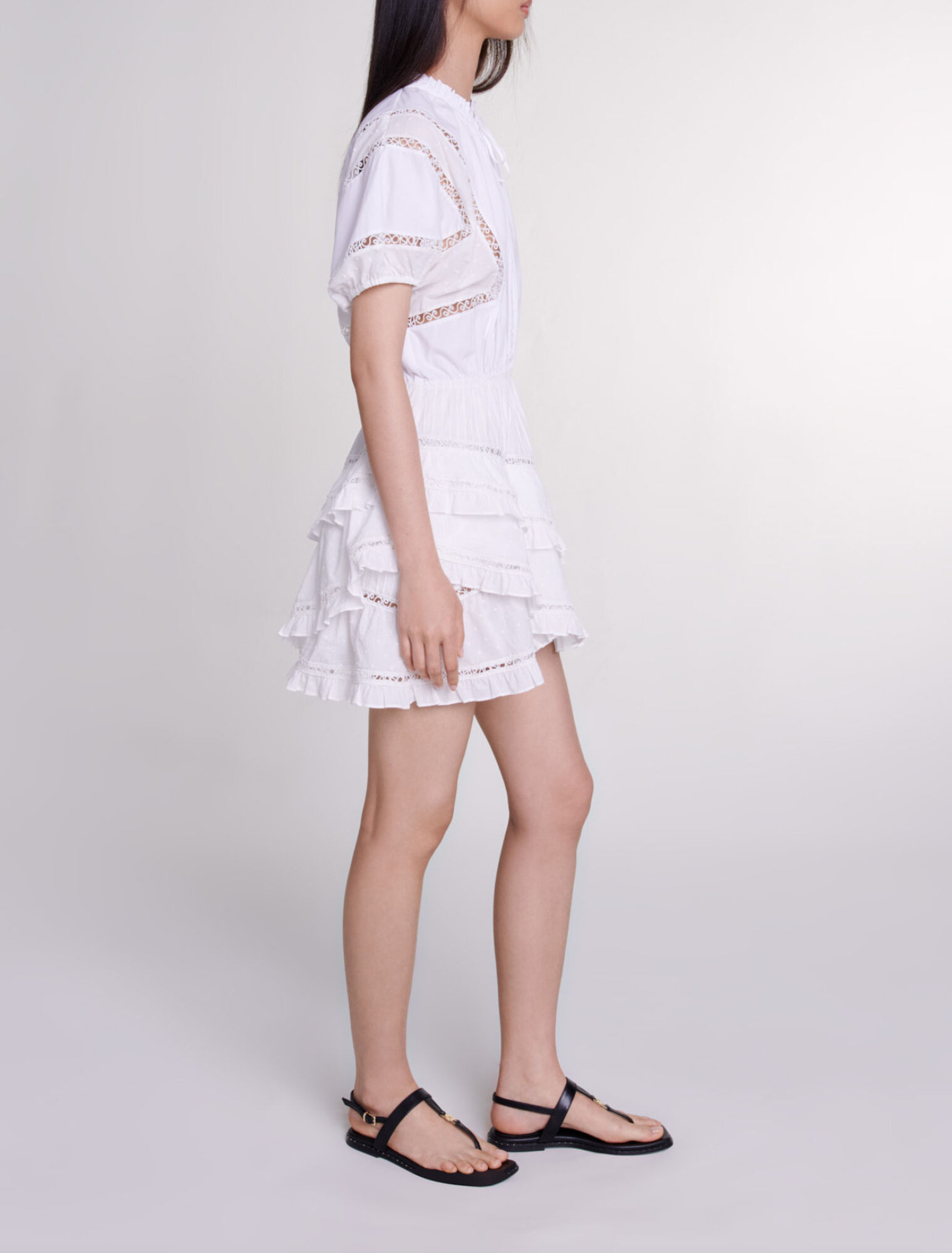 Short embroidered dress