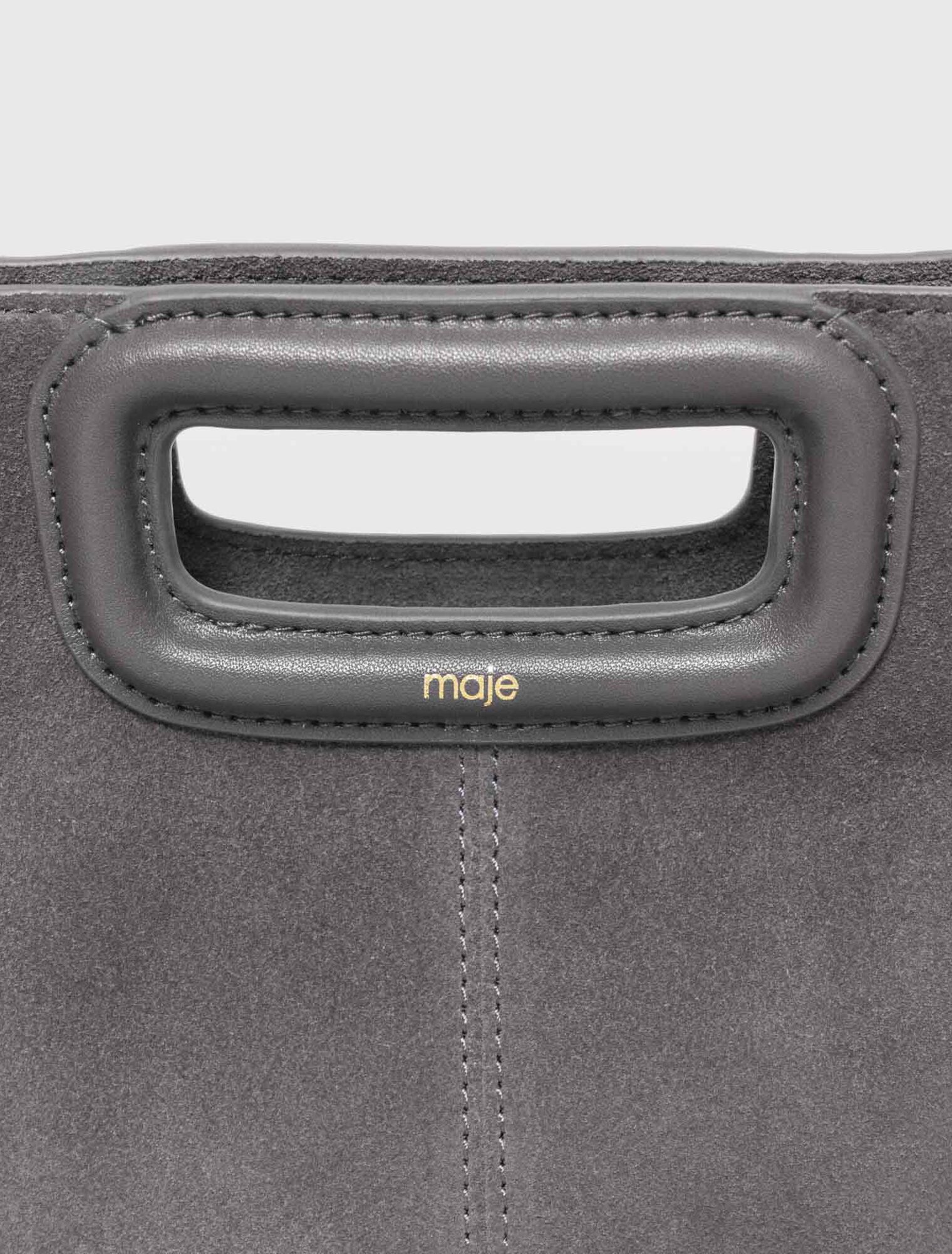Sac M à franges en suède