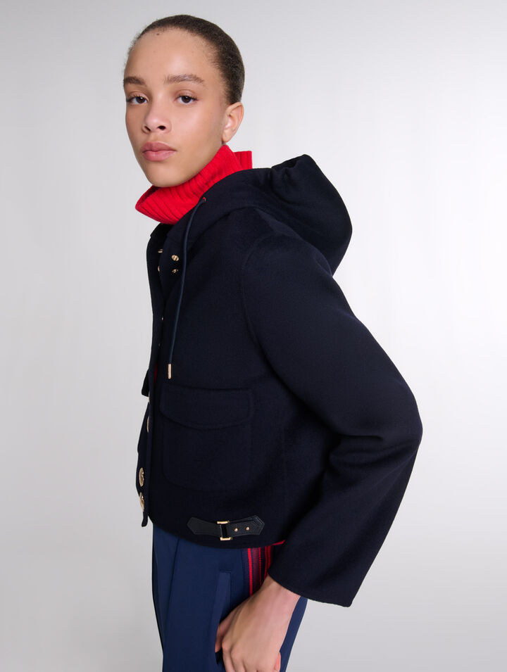 Blouson court double face