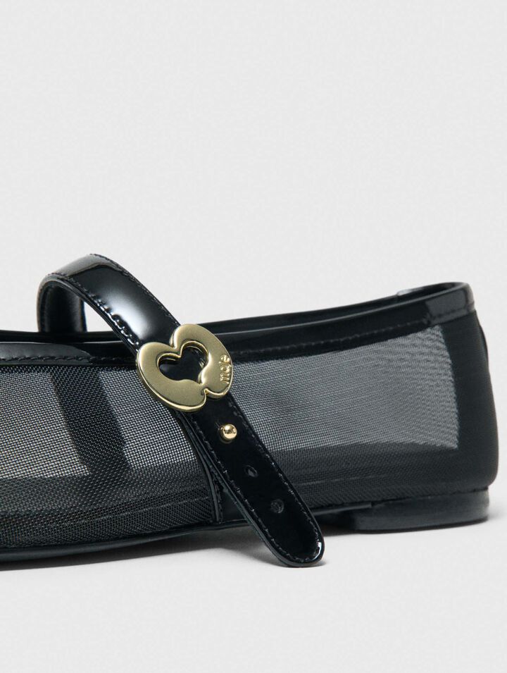 Ballerines en mesh
