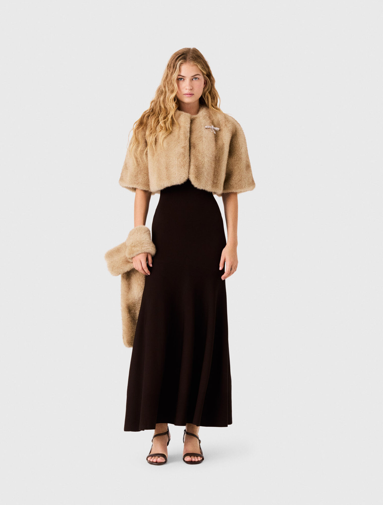 Short faux fur jacket