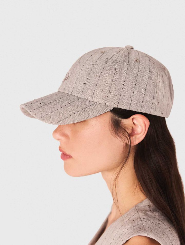 Casquette en coton imprimé