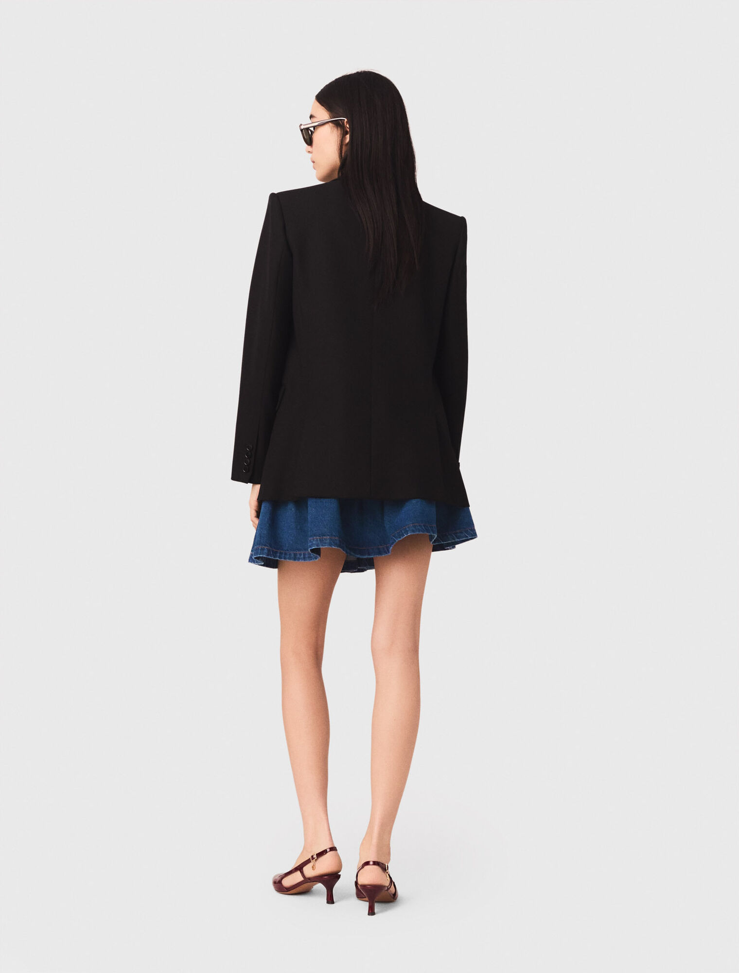 Veste &agrave; double boutonnage