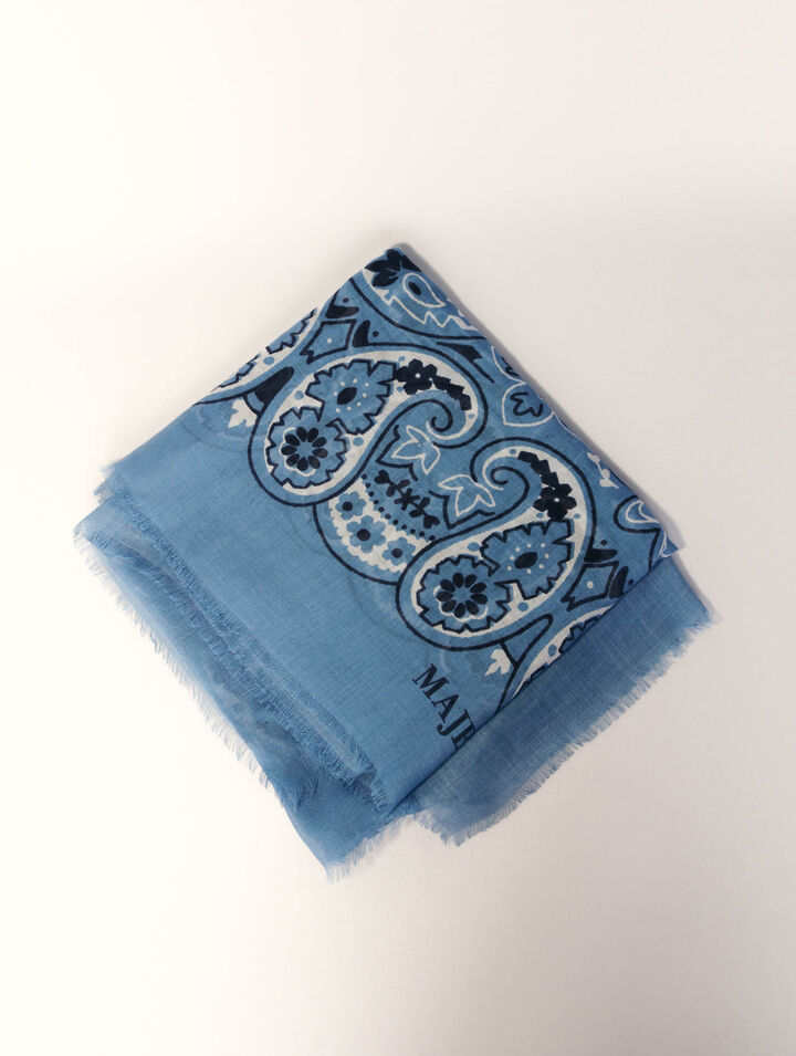 Châle à imprimé bandana