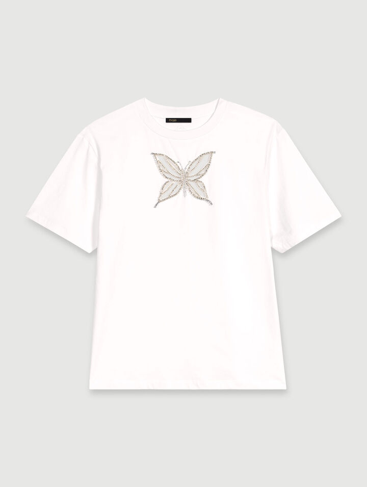 Tee-shirt à strass
