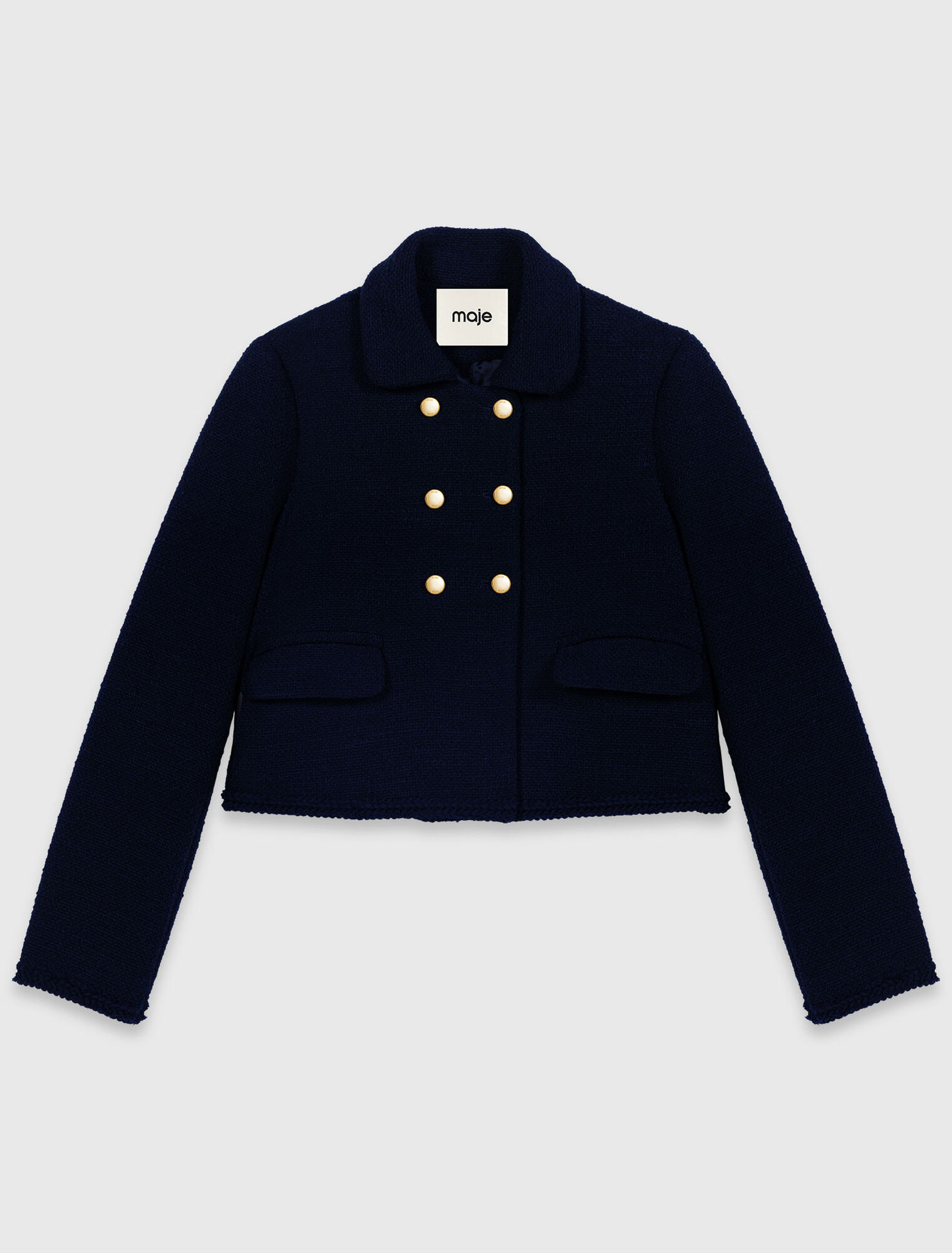 Veste courte en tweed