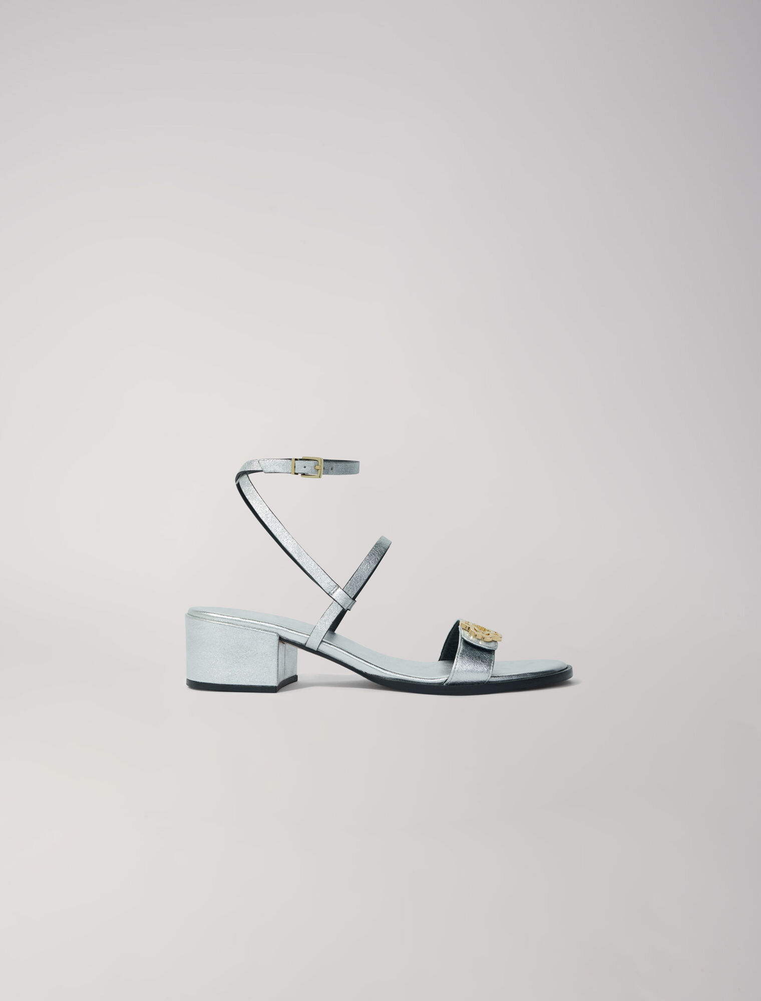 Sandales à brides en cuir