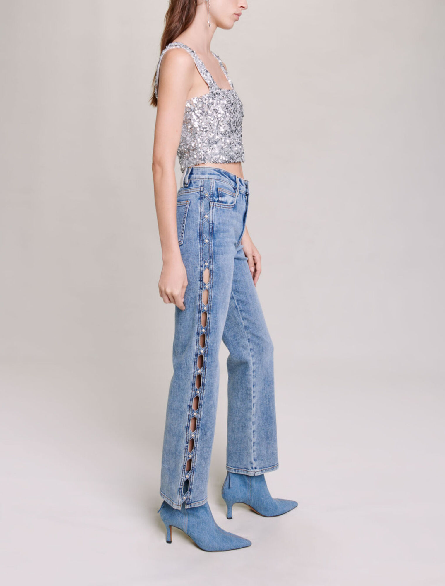 Sequinned top