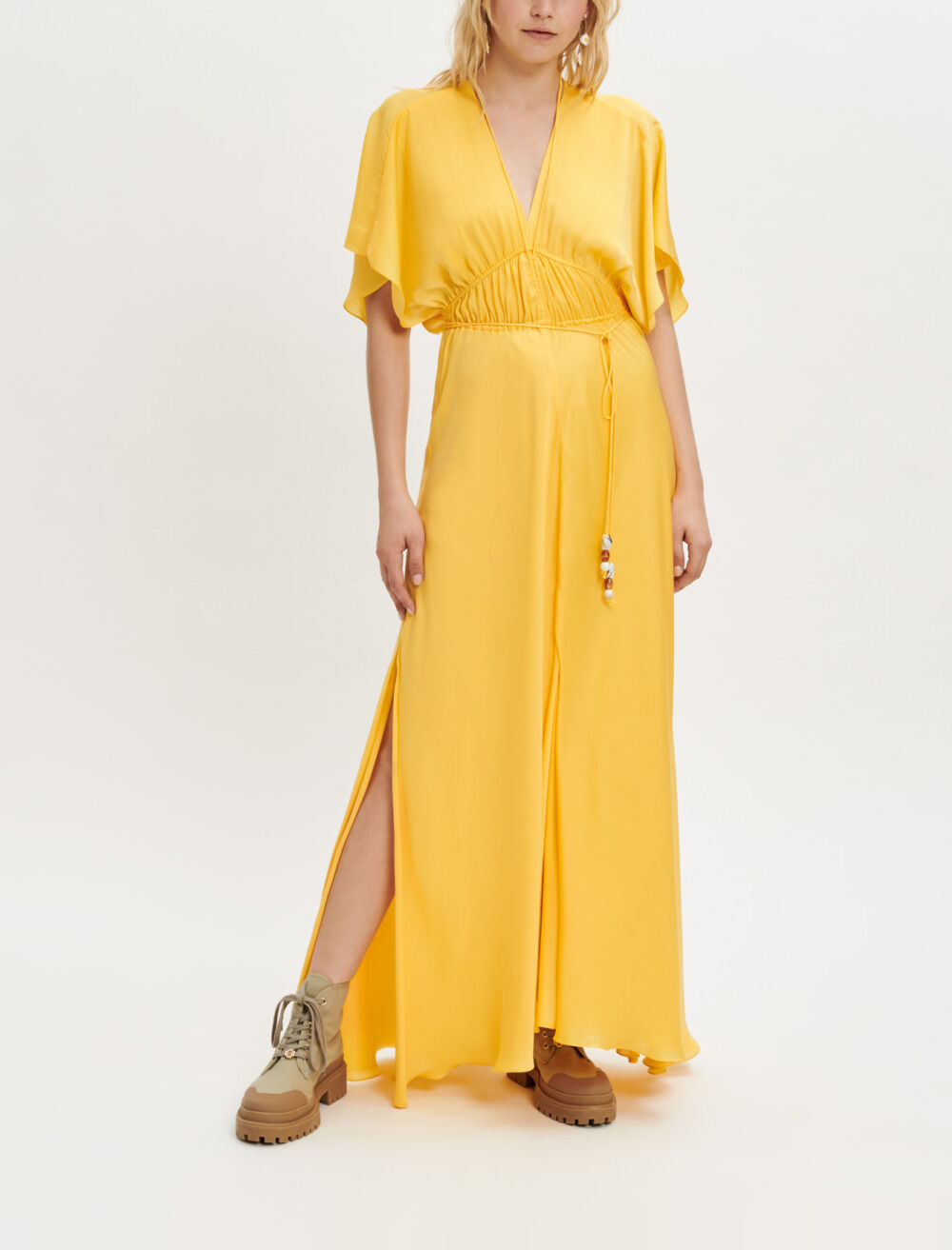 Robe jaune maje top