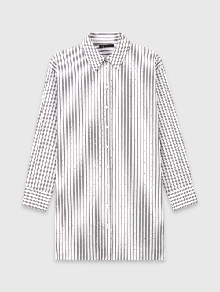 Robe 2-en-1 en coton strassé