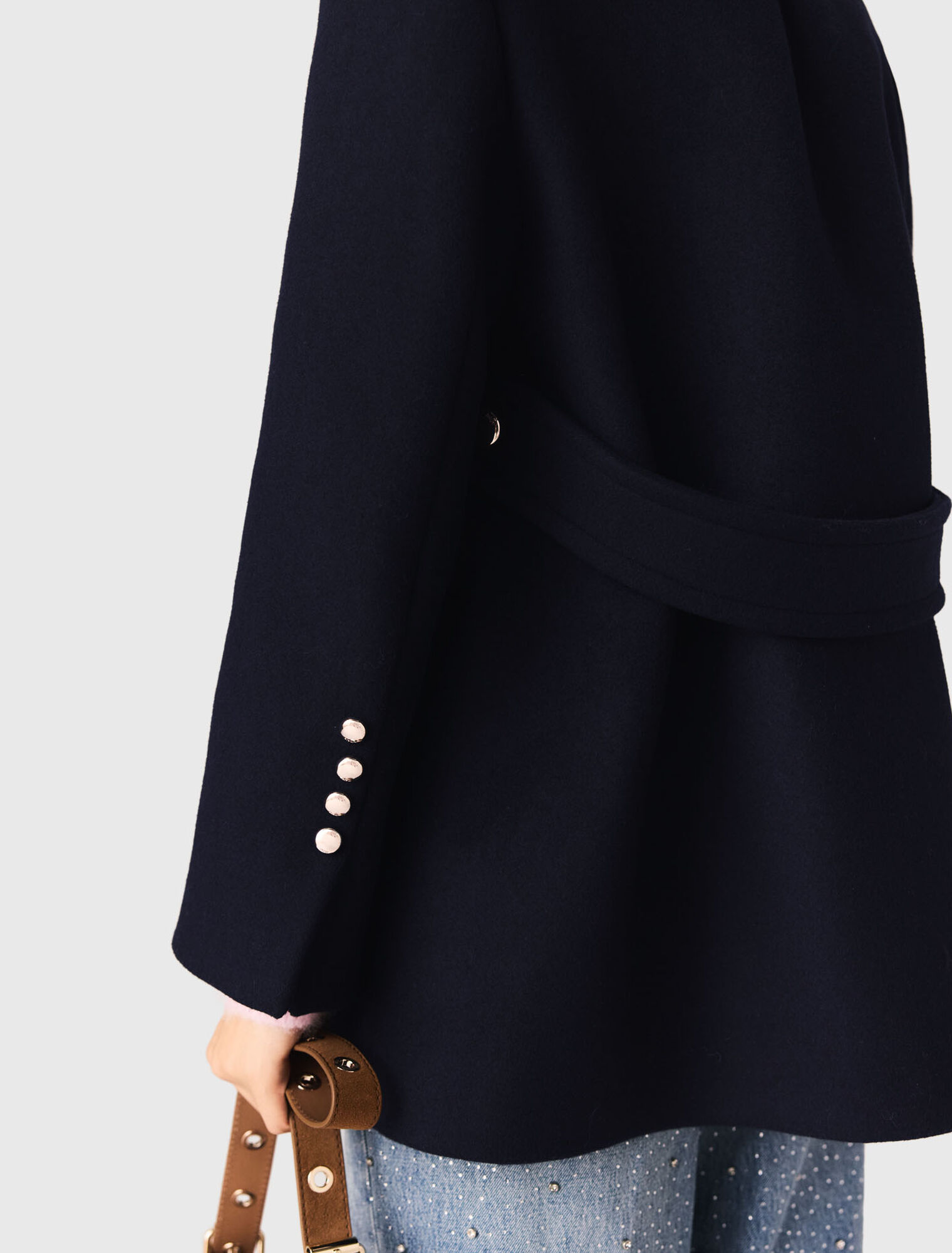 Manteau en laine mélangée