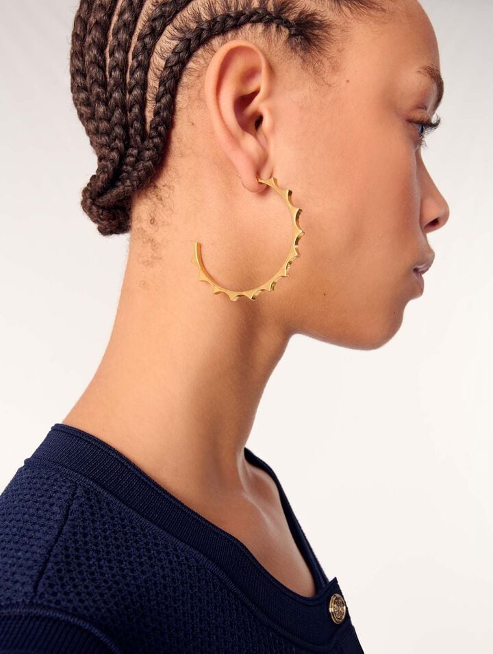 Robe longue plissée en maille