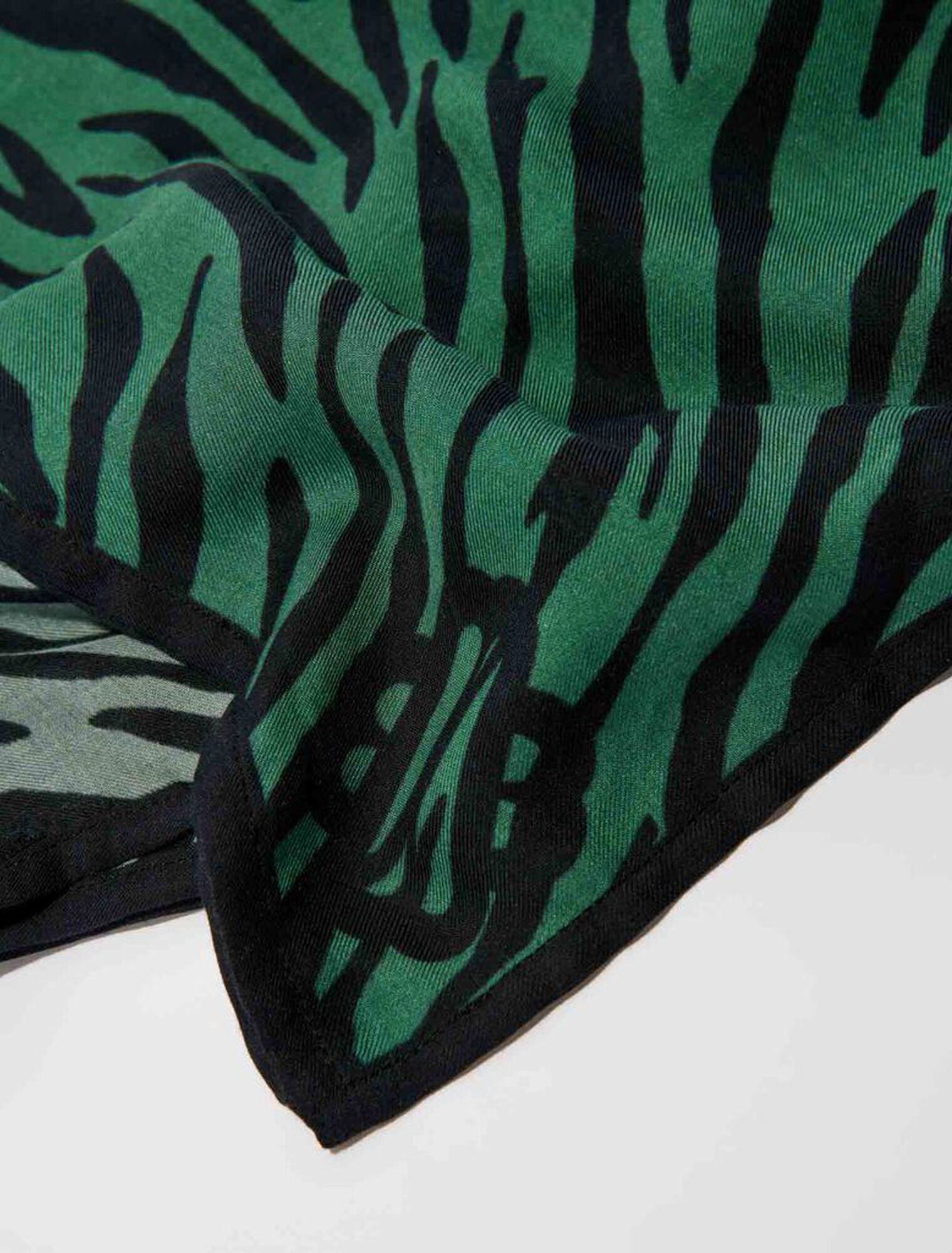 Zebra print scarf