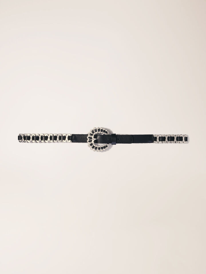 Ceinture mix chaine à boucle bijoux