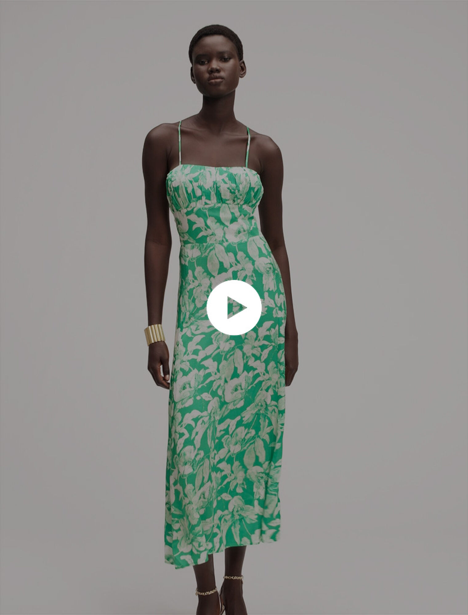 Patterned maxi dress
