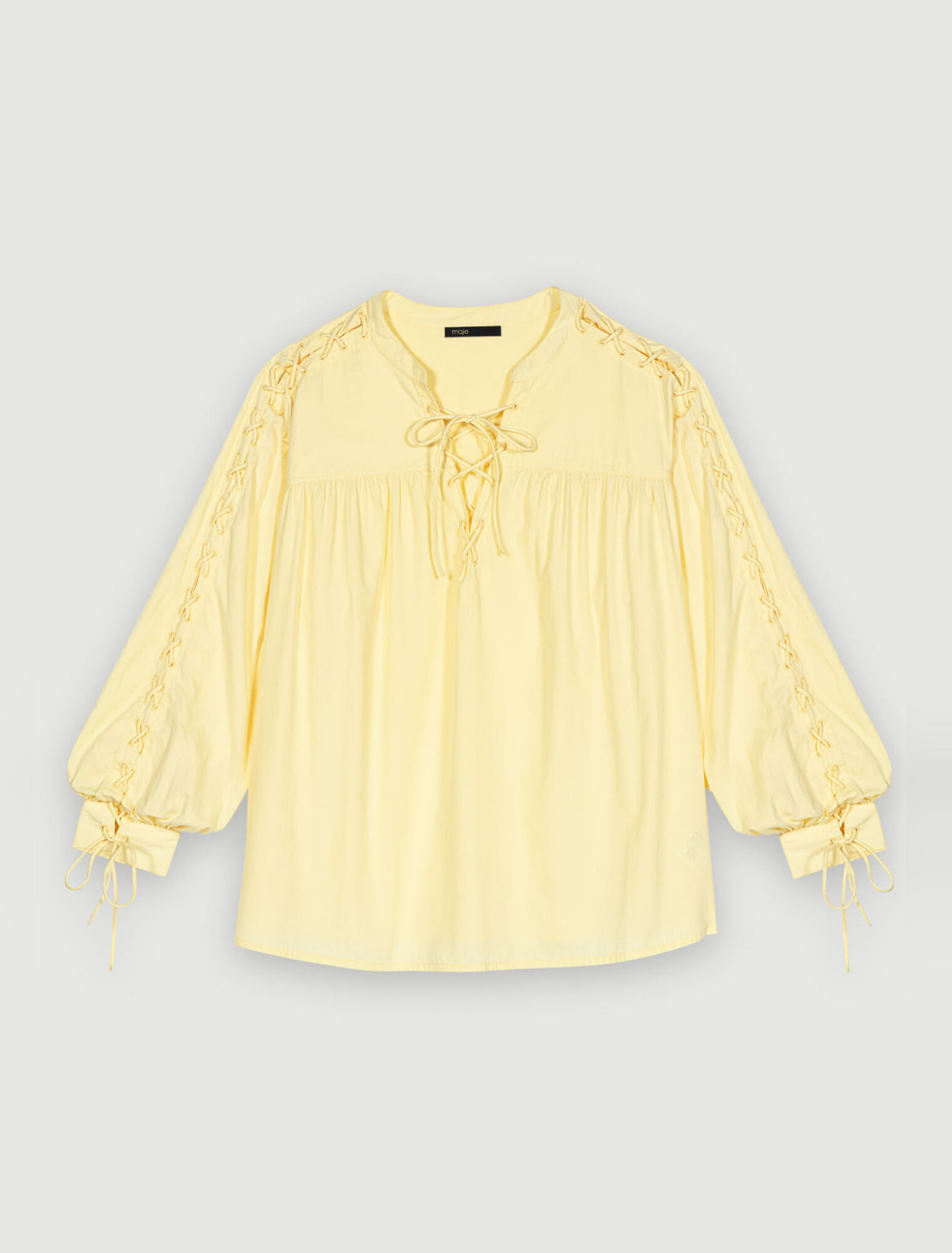 Chemise médiévale lacée en coton