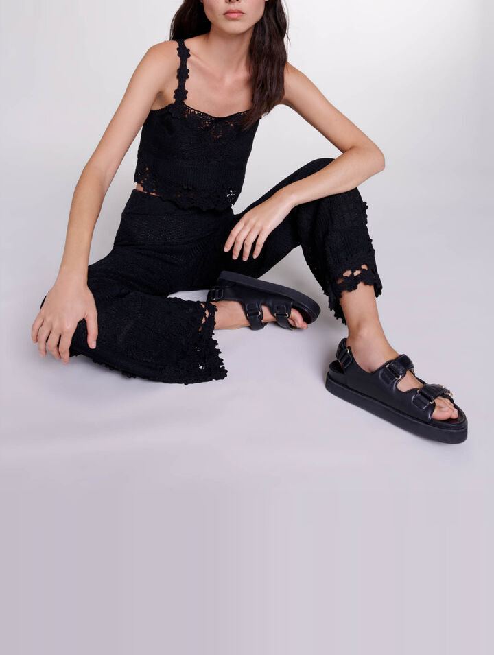 Crochet trousers