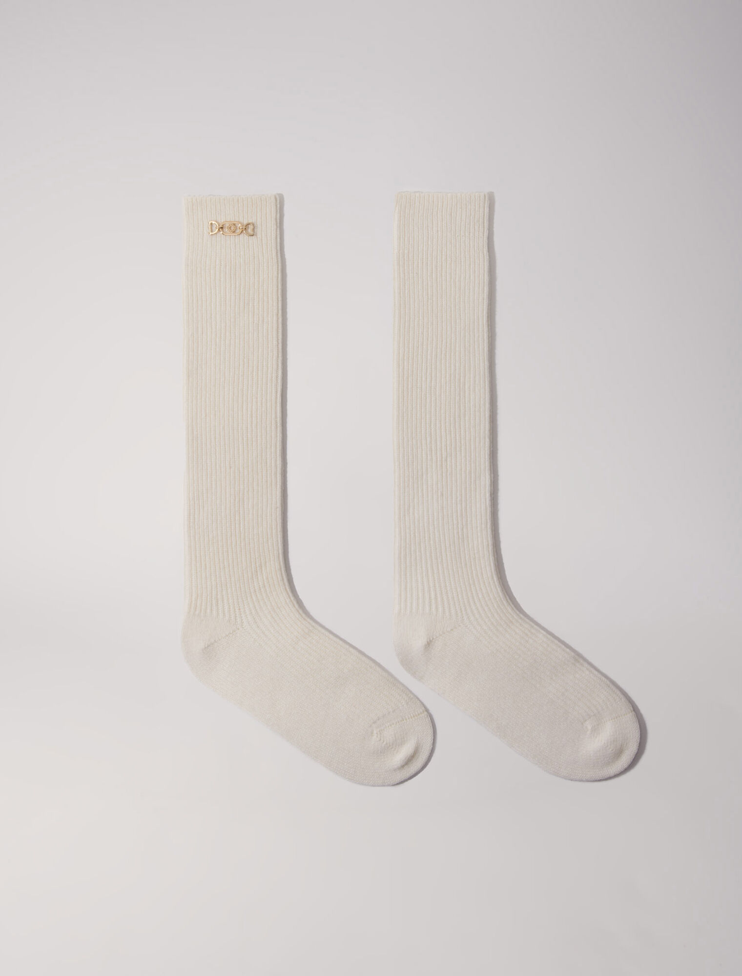 Chaussettes hautes en mix laine