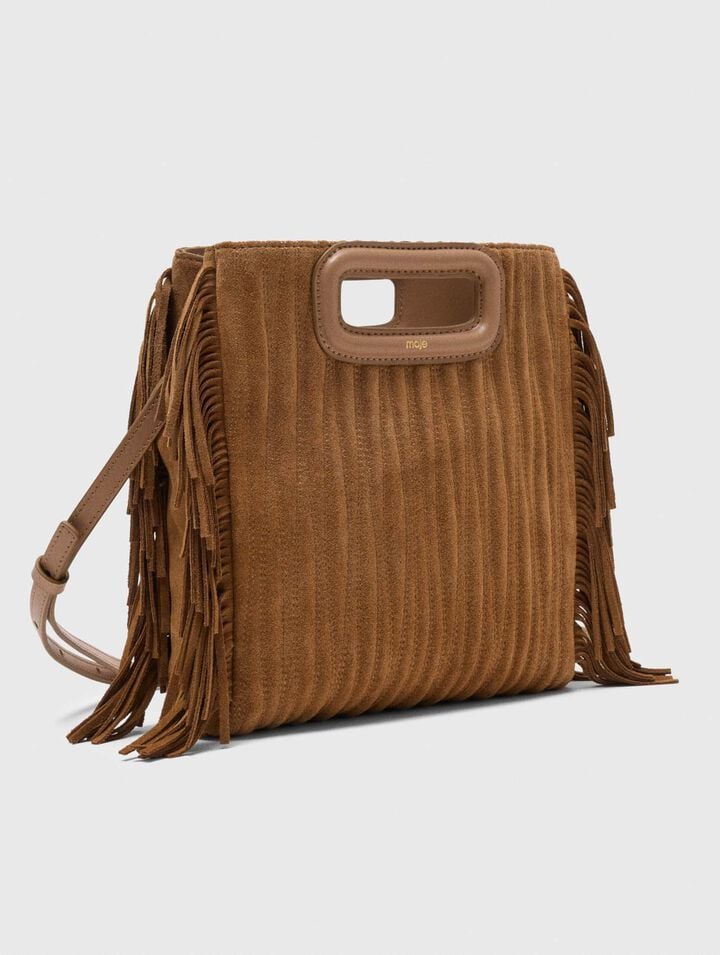 Sac M en suède matelassée