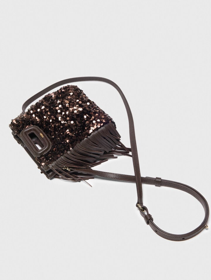 Sac M mini à sequins