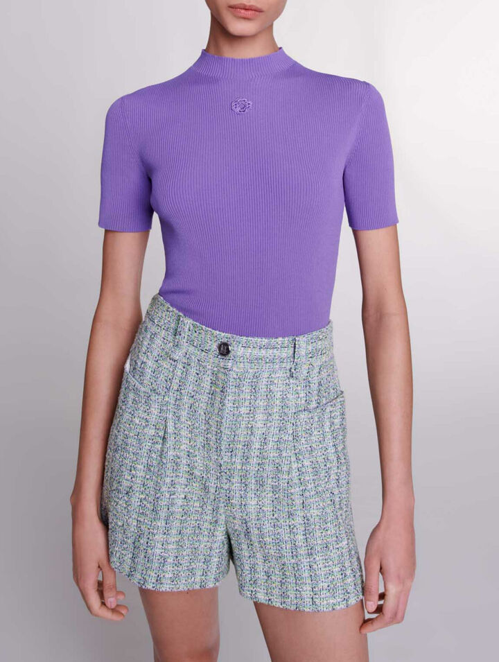 Short en tweed