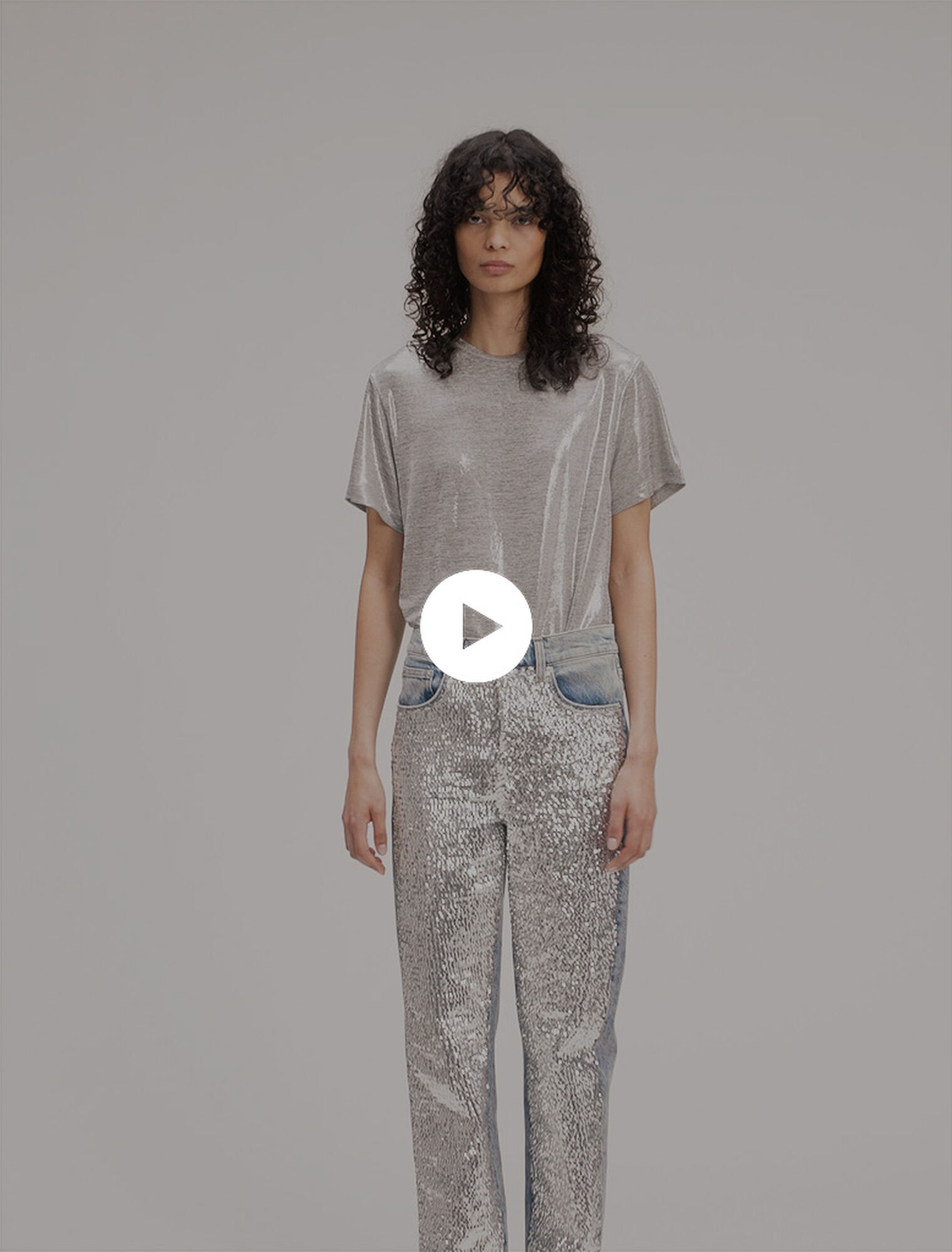 Tee-shirt lamé