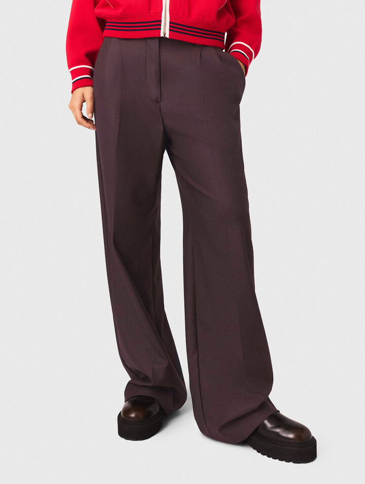 Pantalon de tailleur large