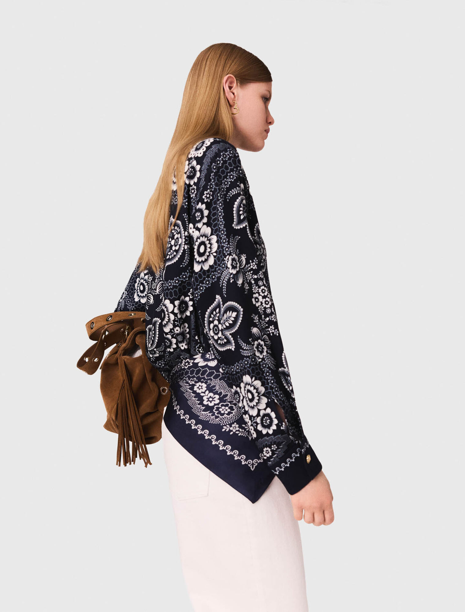 Chemise fluide imprimée