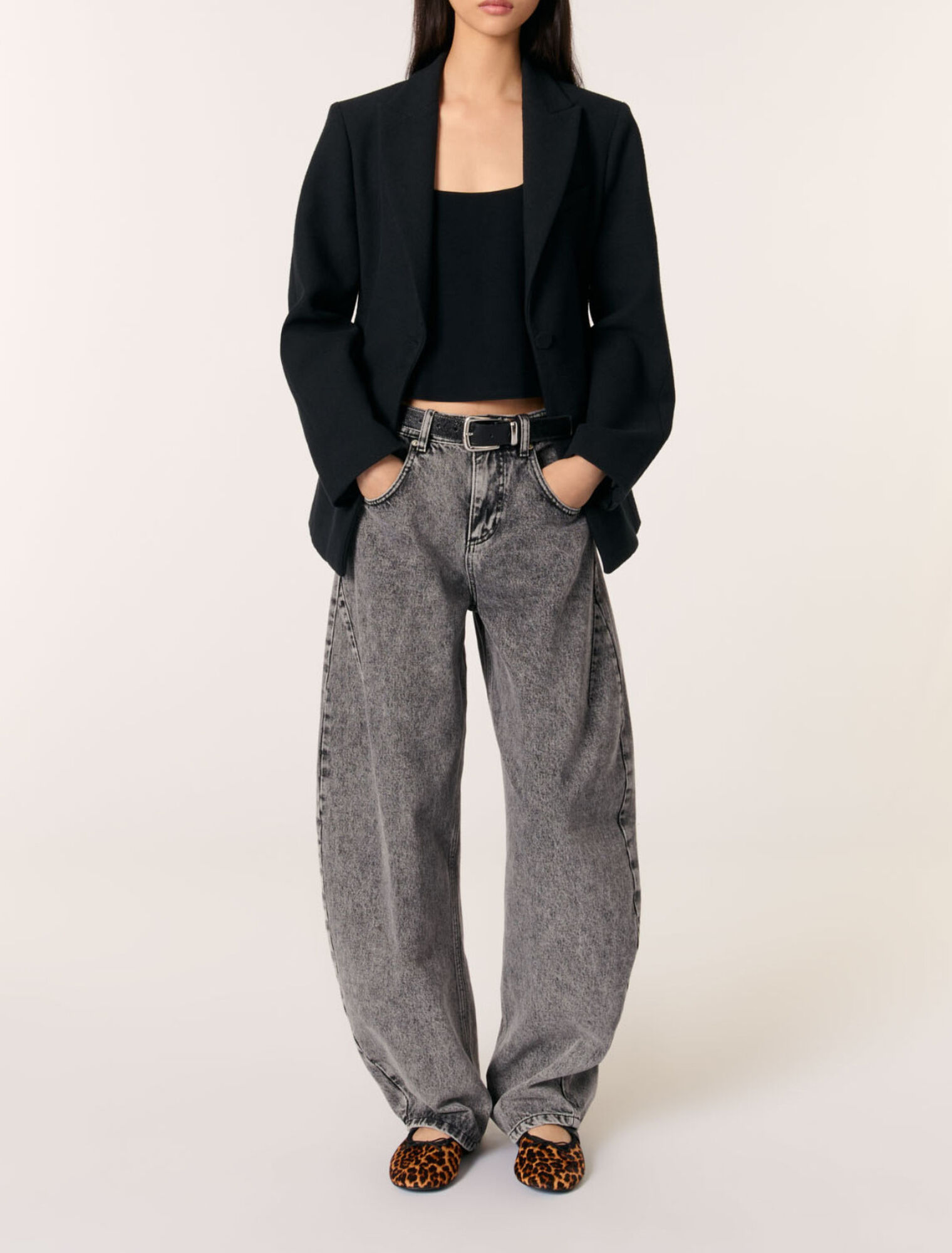 Slim-fit suit jacket