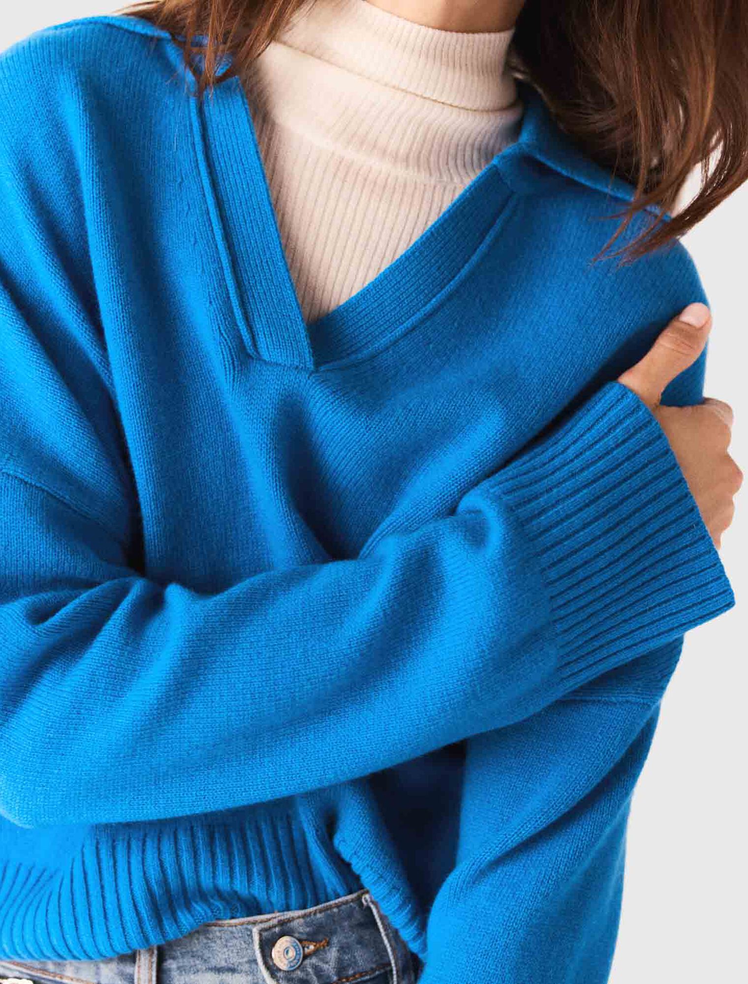 Pull en laine mélangée
